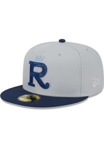 New Era Kansas City Royals Mens Grey Metallic City 59FIFTY Fitted Hat