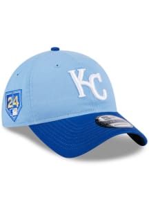 New Era Kansas City Royals Light Blue 2024 Spring Training JR 9TWENTY Youth Adjustable Hat