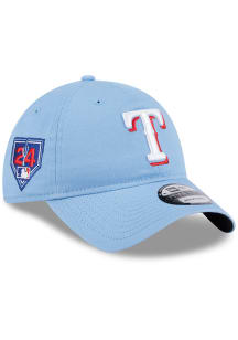 New Era Texas Rangers Light Blue 2024 Spring Training JR 9TWENTY Youth Adjustable Hat