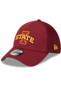 New Era Iowa State Cyclones Mens Cardinal 2T Basic 39THIRTY Flex Hat