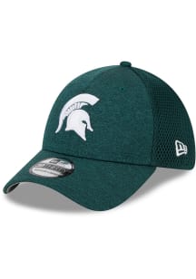 New Era Michigan State Spartans Mens Green 2T Basic 39THIRTY Flex Hat
