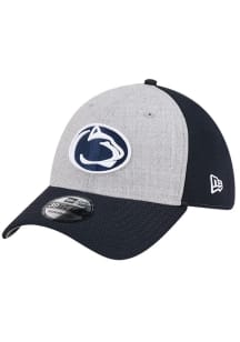 New Era Penn State Nittany Lions Mens Navy Blue 2T Basic 39THIRTY Flex Hat