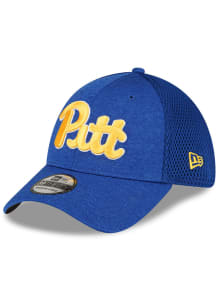 New Era Pitt Panthers Mens Grey Heather 3T 39THIRTY Flex Hat