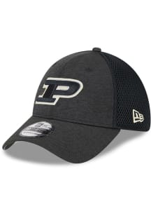 New Era Purdue Boilermakers Mens Black 2T Basic 39THIRTY Flex Hat