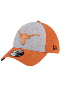 New Era Texas Longhorns Mens Burnt Orange 2T Basic 39THIRTY Flex Hat