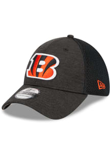 New Era Cincinnati Bengals Mens Black 2T Basic 39THIRTY Flex Hat