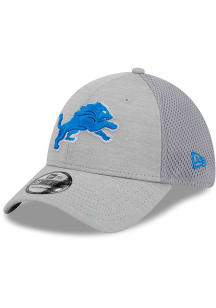 New Era Detroit Lions Mens Blue 2T Basic 39THIRTY Flex Hat