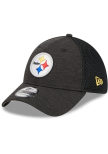 New Era Pittsburgh Steelers Mens Black 2T Basic 39THIRTY Flex Hat