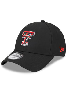 New Era Texas Tech Red Raiders 9FORTY Adjustable Hat - Black