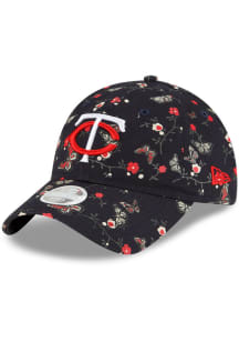 New Era Minnesota Twins Navy Blue TC Logo Bloom 9TWENTY Womens Adjustable Hat
