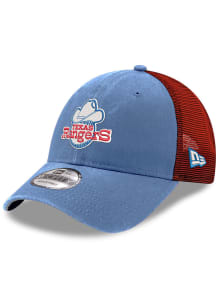 New Era Texas Rangers 2T Cooperstown Trucker 9FORTY Adjustable Hat - Light Blue