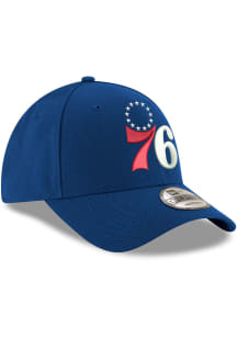 New Era Philadelphia 76ers 76 logo The League 9FORTY Adjustable Hat - Blue