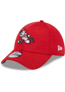New Era Cincinnati Reds Mens Red 2023 Clubhouse 39THIRTY Flex Hat