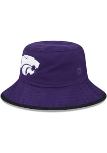 K-State Wildcats New Era Evergreen Mini Fan Youth Bucket Hat - Purple