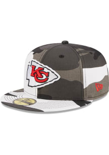 New Era Kansas City Chiefs Mens White Camo 59FIFTY Fitted Hat
