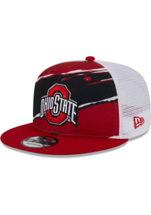 New Era Ohio State Buckeyes Red Tear 9FIFTY Mens Snapback Hat