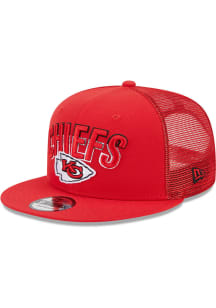 New Era Kansas City Chiefs Red Grade Trucker 9FIFTY Mens Snapback Hat