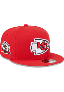 New Era Kansas City Chiefs Red 2 Patch 9FIFTY Mens Snapback Hat