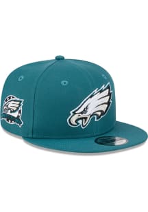 New Era Philadelphia Eagles Green 2 Patch 9FIFTY Mens Snapback Hat