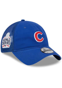 New Era Chicago Cubs Distinct Trucker 9TWENTY Adjustable Hat - Blue
