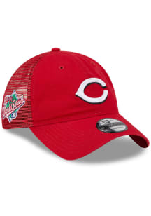 New Era Cincinnati Reds Distinct Trucker 9TWENTY Adjustable Hat - Red