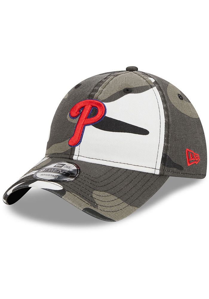 New Era Philadelphia Phillies Camo Basic 9TWENTY Adjustable Hat - Green