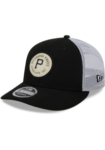 New Era Pittsburgh Pirates Circle Trucker LP9FIFTY Adjustable Hat - Black