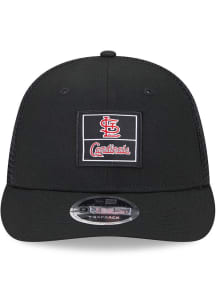 New Era St Louis Cardinals Labeled Trucker LP9FIFTY Adjustable Hat - Black