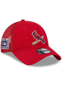 New Era St Louis Cardinals Distinct Trucker 9TWENTY Adjustable Hat - Red