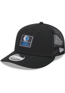 New Era Dallas Mavericks Labeled Trucker LP9FIFTY Adjustable Hat - Black