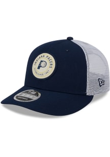 New Era Indiana Pacers Retro Circle Trucker LP9FIFTY Adjustable Hat - Navy Blue