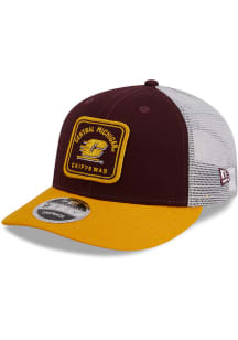 New Era Central Michigan Chippewas Squared Trucker LP9FIFTY Adjustable Hat - Maroon