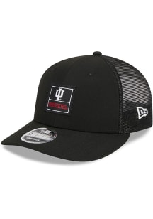 New Era Indiana Hoosiers Labeled Trucker LP9FIFTY Adjustable Hat - Black