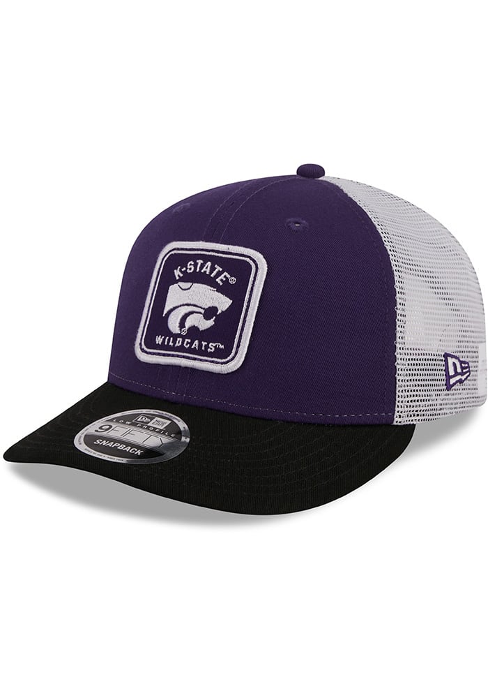 New Era K-State Wildcats Squared Trucker LP9FIFTY Adjustable Hat - Purple