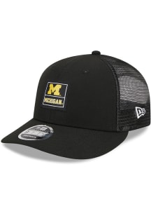 New Era Michigan Wolverines Labeled Trucker LP9FIFTY Adjustable Hat - Black