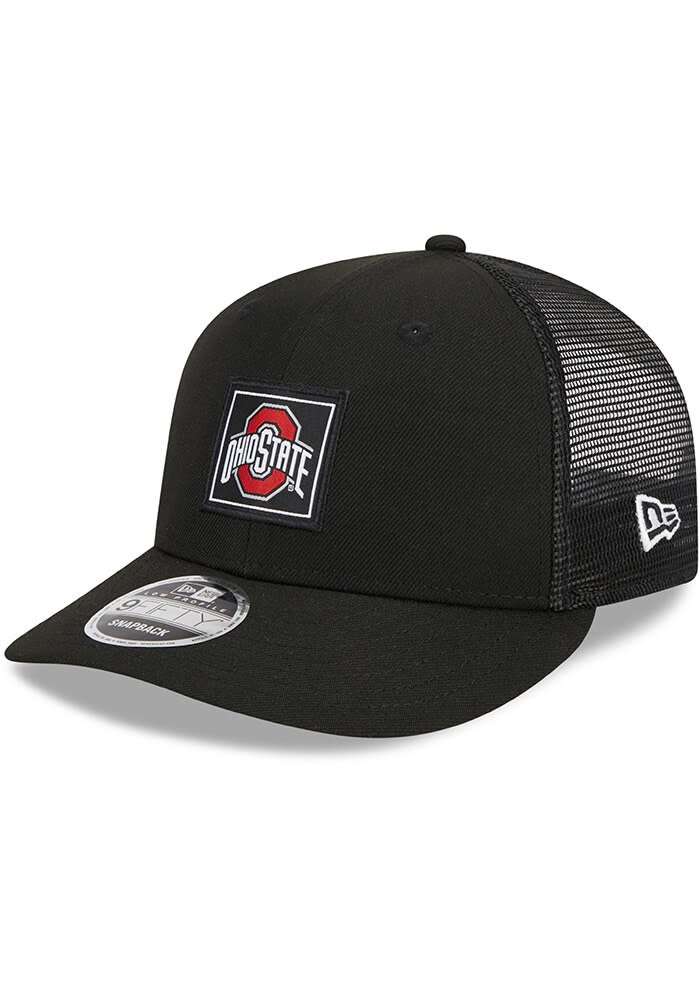 New Era BLACK Ohio State Buckeyes Labeled Trucker LP9FIFTY