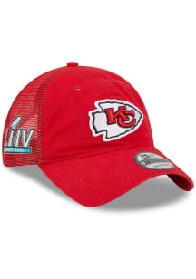 New Era Kansas City Chiefs Distinct Trucker 9TWENTY Adjustable Hat - Red
