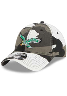 New Era Philadelphia Eagles Retro Camo 9TWENTY Adjustable Hat - White