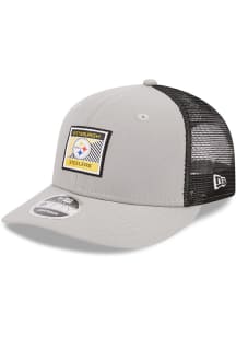 New Era Pittsburgh Steelers Color Trucker LP9FIFTY Adjustable Hat - Grey