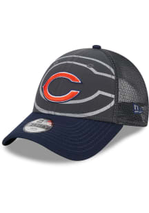 New Era Chicago Bears Grey JR Reflect 9FORTY Youth Adjustable Hat