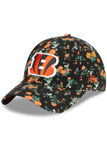 New Era Cincinnati Bengals Black JR Bouquet 9TWENTY Adjustable Toddler Hat