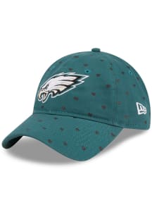 New Era Philadelphia Eagles Midnight Green JR Hearts 9TWENTY Adjustable Toddler Hat