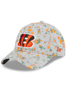 New Era Cincinnati Bengals Orange Bouquet 9TWENTY Womens Adjustable Hat