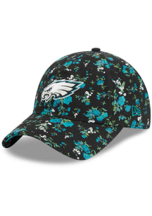New Era Philadelphia Eagles Black Bouquet 9TWENTY Womens Adjustable Hat