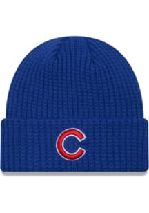 New Era Chicago Cubs Blue Prime Cuff Mens Knit Hat