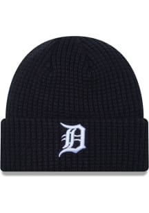 New Era Detroit Tigers Navy Blue Prime Cuff Mens Knit Hat