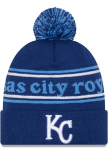 New Era Kansas City Royals Blue Marquee Knit Mens Knit Hat