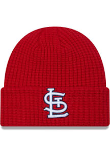 New Era St Louis Cardinals Red Prime Cuff Mens Knit Hat