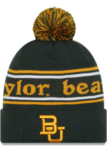 New Era Baylor Bears Green Marquee Knit Mens Knit Hat