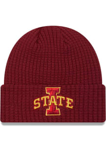 New Era Iowa State Cyclones Cardinal Prime Cuff Mens Knit Hat